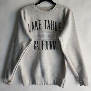 Outfitter Trading Lake Tahoe California Mens Small Long Sleeve Gray Sweatshirt